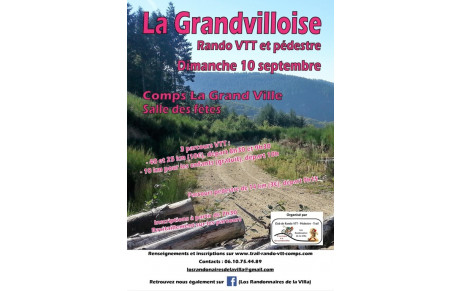Bulletin RANDO VTT et PEDESTRE 10 septembre 2017